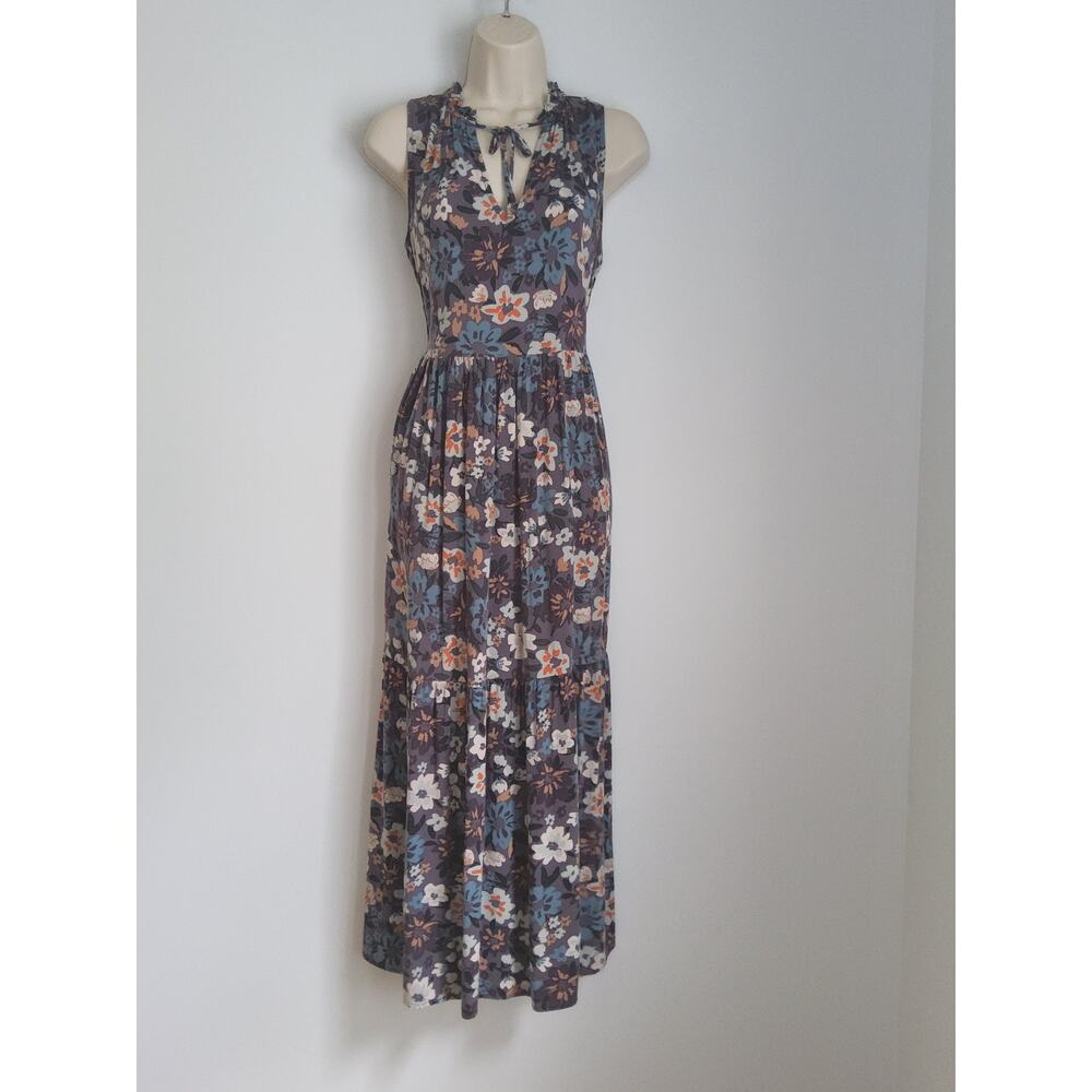 Storia Floral Maxi Dress Women’s Small Boho Cottagecore Sleeveless